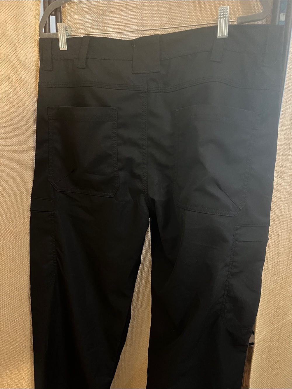 Bass Black Men's Cargo Pants with Zip Pockets - Picture 5 of 5